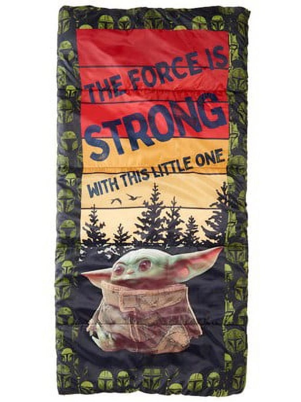 Star Wars: the Mandalorian Baby Yoda 50 Degree Rectangular Kids Sleeping Bag